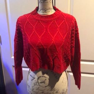 Olive scent crew neck pullover sweater - size Small